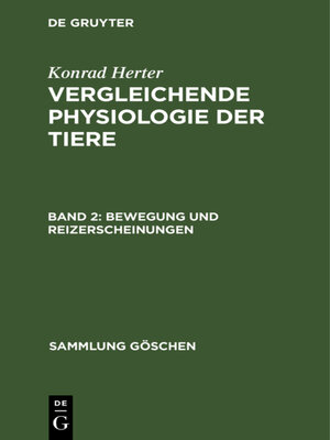 cover image of Bewegung und Reizerscheinungen